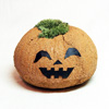 ミニ盆栽・苔盆栽「ハロウィンのかぼちゃ風苔盆栽」